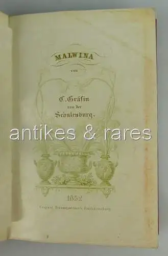 Malwina oder die drei Schwestern 1852 Gemälde aus dem Familienleben Buch1434