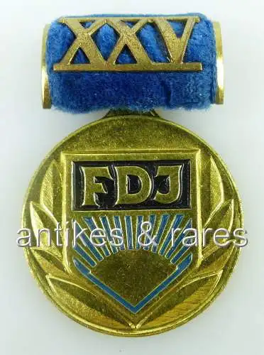 Medaille für Ehrengäste der Festveranstaltungen 25 Jahre FDJ