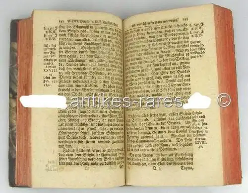 Rollins römische Historie 6 Teil Erbauung der Stadt Rom 1768 SELTEN