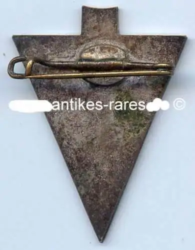 DDR Erinnerungsabzeichen Sachsenhausen silberfarben