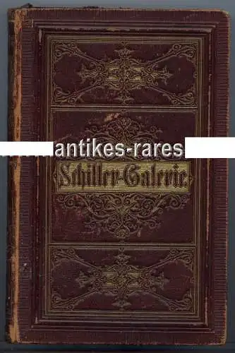 Schillers-Galerie 1867 Brockhaus 50 Stahlstiche