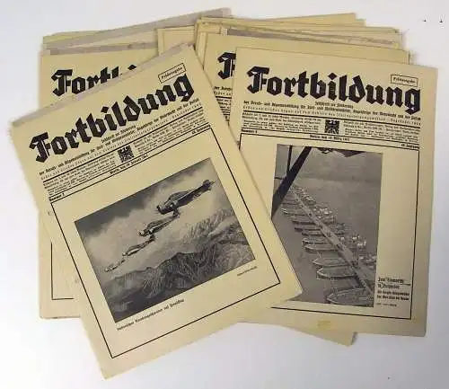 18 alte Zeitschriften Fortbildung Zivil- & Militäranwärter