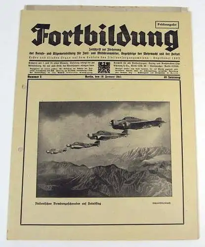 18 alte Zeitschriften Fortbildung Zivil- & Militäranwärter