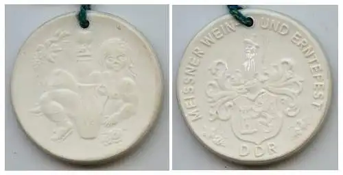 DDR Meissen Medaille Meissener Wein und Erntefest 1975