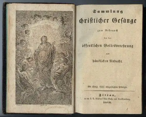 Sammlung christlicher Gesänge, Zittau 1840