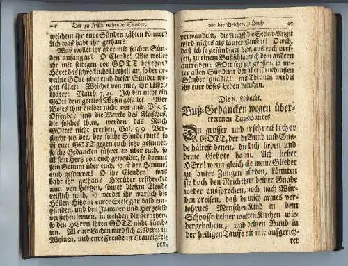 Kommunion Andacht- & Beichtbuch Chemnitz 1775