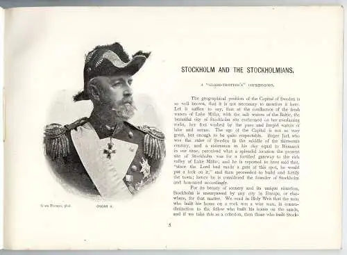 Stockholm, "Guide of the swedish tourists" in Englisch