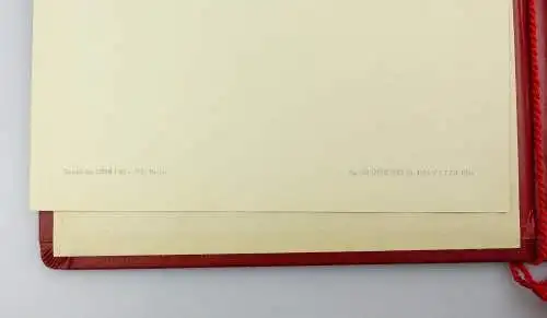 #e2980 Nachlass: DDR Urkunde für Ehrennadel des DTSB in Gold, 1970 verliehen