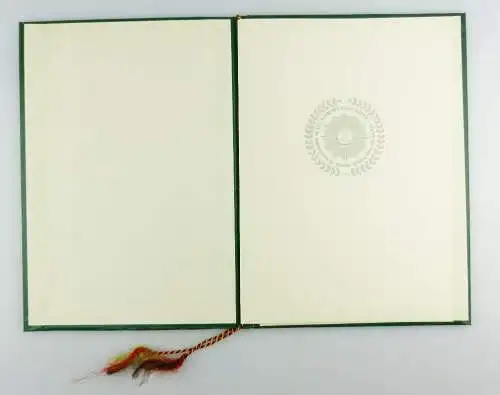 #e2978 Nachlass: DDR Urkunde für Verdienstmedaille der Organe des MdI von 1978