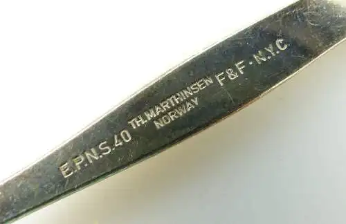 #e2236 Minnesota Sammlerlöffel /Kaffelöffel /Andenkenlöffel E.P.N.S. 40 Norway 