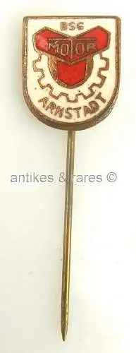 DDR Fußball Anstecknadel BSG Motor Arnstadt emailliert