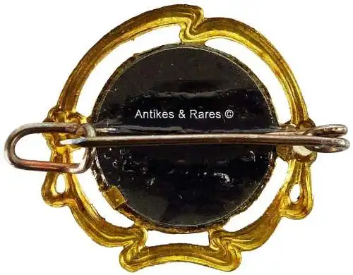 KPD - SPD patriotisches Sympathie Abzeichen Ferdinand Lassalle ca. 1900 (005KPD)