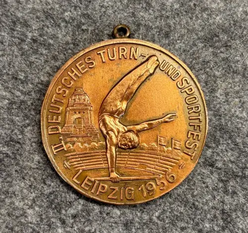 Original alte Medaille von 1956 DDR Turn- und Sportfest y0129