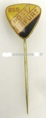 DDR Fußball Anstecknadel: BSG Post Erfurt