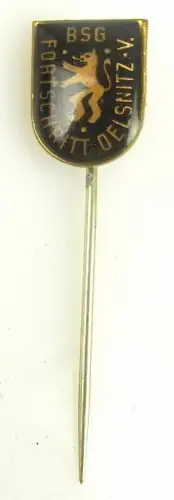 DDR Fußball Anstecknadel: BSG Fortschritt Delsnitz V.