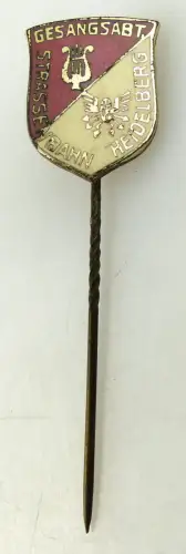 Pin Anstecknadel Chor: Gesangsabt. Strassenbahner Heidelberg Fahrerfa, Orden3195