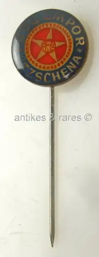 DDR Fußball Anstecknadel: BSG Empor Lutzschena