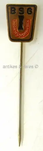 DDR Fußball Anstecknadel BSG Union Mühlhausen