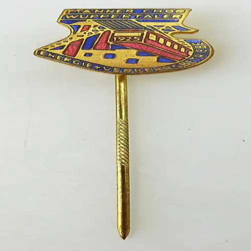 Pin Anstecknadel : 1925 Männer Chor Wuppertaler Energie Verkehrsbetri, Orden3204