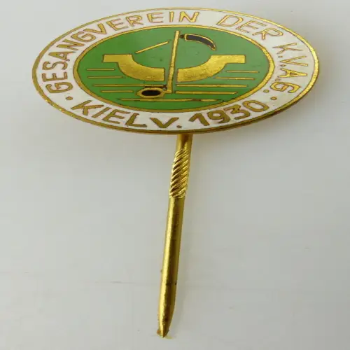 Pin Anstecknadel Chor: Gesangsverein der K.V.A.G. Kiel 1930 Sängerbund Orden3206