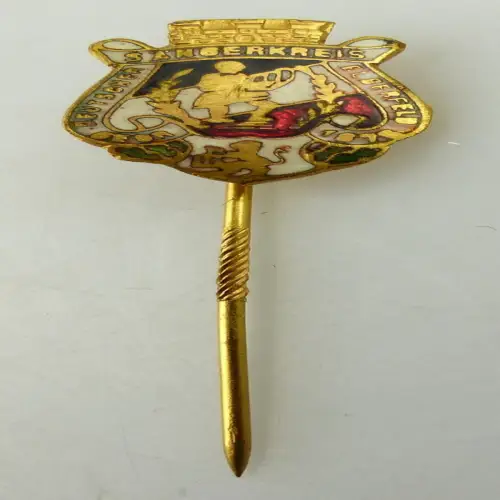Pin Anstecknadel Chor: Deutscher Sängerkreis Elberfeld SELTEN , Orden3221