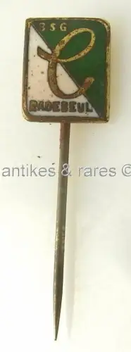 Orden230 DDR Fußball Anstecknadel: BSG Radebeul
