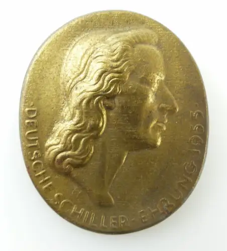 #e2101 Deutsche Schiller Ehrung 1955 DDR Abzeichen 
