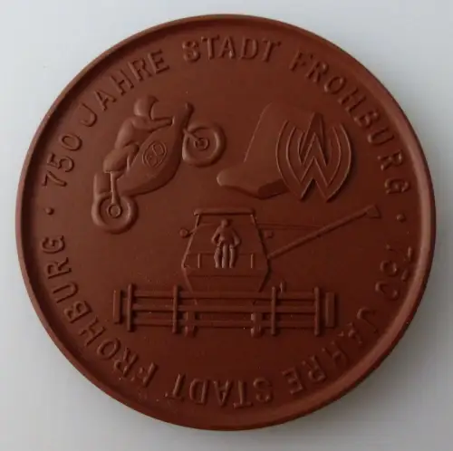 Meissen Medaille: 750 Jahre Stadt Frohburg 1233-1983, Orden2729