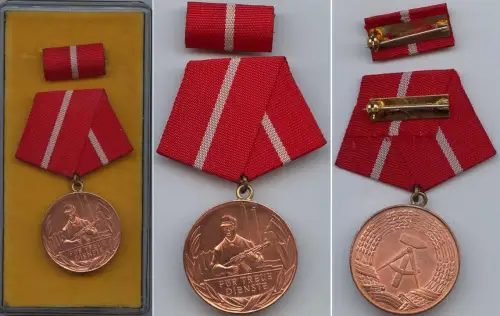 DDR Medaille Kampfgruppen der Arbeiterklasse in Bronze