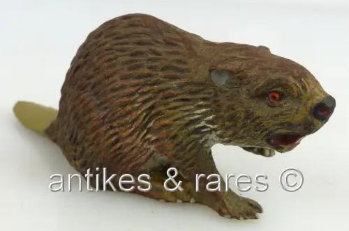 altes Lineol Tier Fischotter wohl 30er Jahre linol095