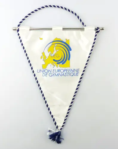 #e6467 Original alter Wimpel Union Europeenne de Gymnastique 