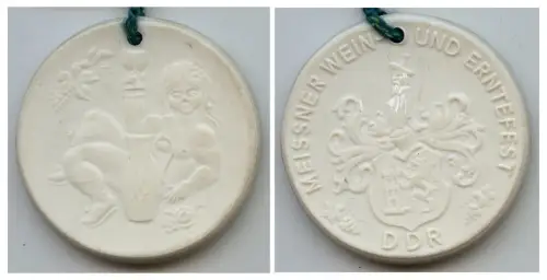 DDR Meissen Medaille Meissener Wein und Erntefest 1975