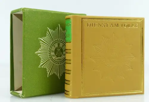 Minibuch : Dienst am Volke, Graphischer Großbetrieb Leipzig 1982 /r154