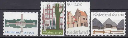 Niederlande  Mi. 1039-1042 postfrisch Europäisches Denkmalschutzjahr 1975 (80104