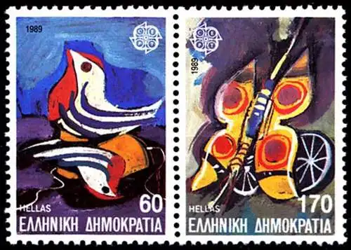 Griechenland Greece MiNr.1721/22 ** 1989 Europa CEPT  (8179