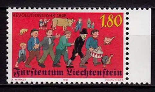 Liechtenstein Revolution 1998 Mi. 1179 ** unter Postpreis!  (c106