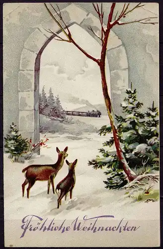 Bad Bramstedt Holstein AK Weihnachten 1929  (b982