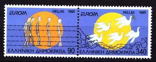 Griechenland Greece MiNr.1874/75 1995 Europa **  (8215