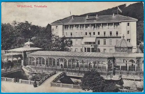 AK Wildbad- Trinkhalle Calw 1912  (1750