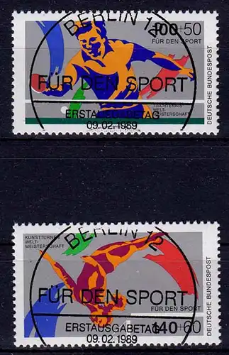 Bundesrepublik 1989 Vollstempel ESST 1408-1409    (b147