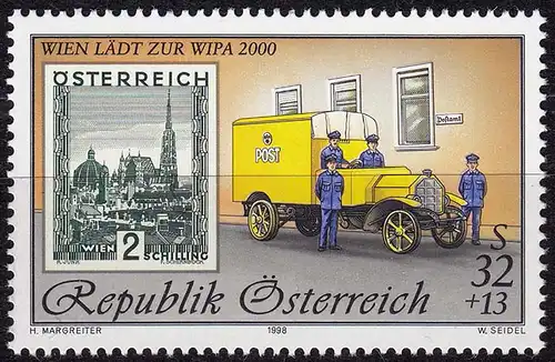 Österreich Mi. 2270 I ** Internationale Briefmarken-Ausstellung 1998  (11066
