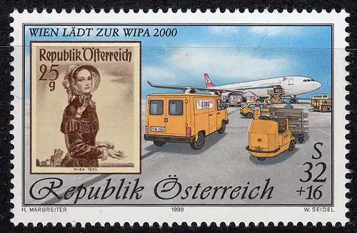 Österreich Mi. 2292 I ** Internationale Briefmarken-Ausstellung WIPA 2000 (11067