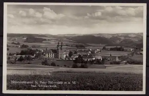 AK St. Peter Schwarzwald Gesamtansicht   (b034