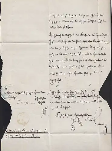 Preussen Schlesien Kupp R2 Brief nach Oppeln Teilinhalt  (13366