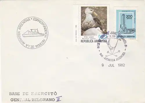 Antarktis Antarctica 1982 Argentinien Argentina GENERAL BELGRANO II (9943