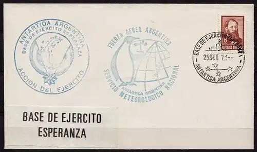 Antarktis Antarctica 1971 Argentinien Argentina meteorology observations   (9945