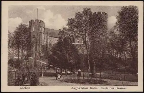 AK Aachen Jagd-Schloss Kaiser Karls der Grossen    (8494