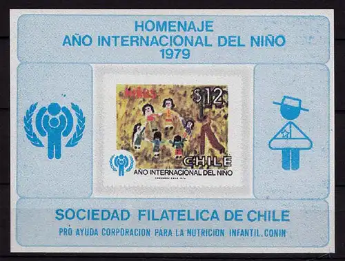 Chile Jahr d.Kindes 1979 Mi. 915  Proof  Sonderdruck (9700