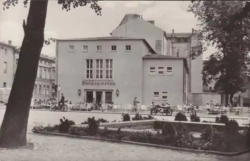 AK Nauen Volksgarten Echt Foto Havelland Motorrad    (4597