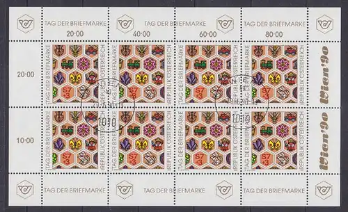 Österreich - Austria - Mi.Nr.1990 Kleinbogen gest. 1990 Tag der Briefmarke(11082